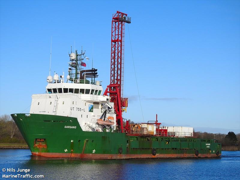 gargano (Offshore Tug/Supply Ship) - IMO 9249403, MMSI 235362000, Call Sign VSMW5 under the flag of United Kingdom (UK)
