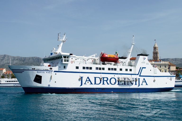 bartol kasic (Passenger/Ro-Ro Cargo Ship) - IMO 8713641, MMSI 238113140, Call Sign 9A2164 under the flag of Croatia