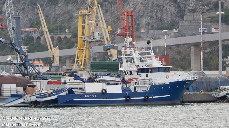 padre pio p (Fishing vessel) - IMO , MMSI 247110180 under the flag of Italy