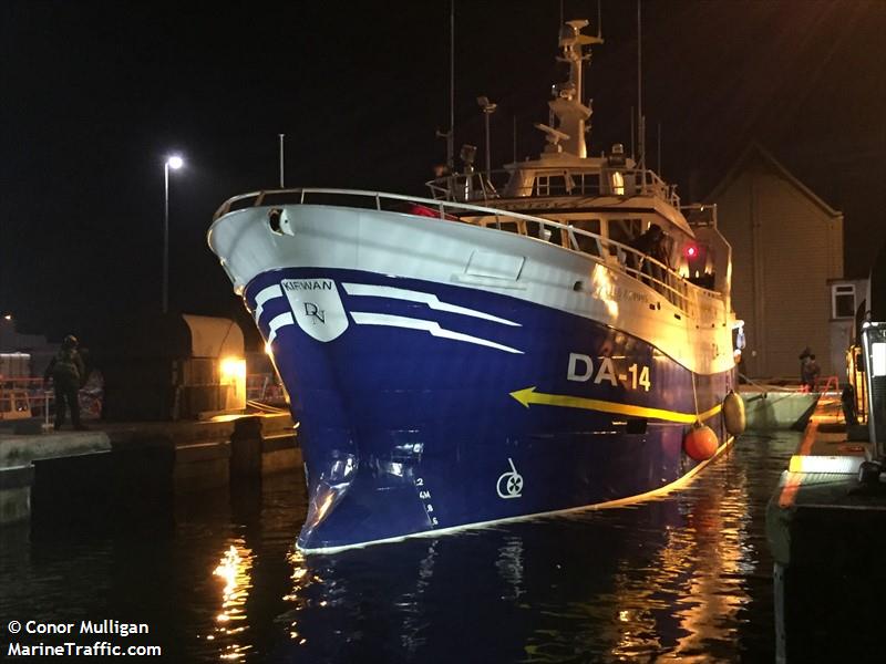 audacious - (Fishing Vessel) - IMO 9760732, MMSI 250003153, Call Sign EIPN7 under the flag of Ireland