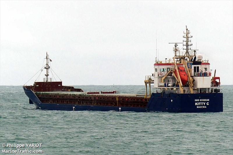 kitty c (General Cargo Ship) - IMO 9558048, MMSI 255806510, Call Sign CQEX3 under the flag of Madeira