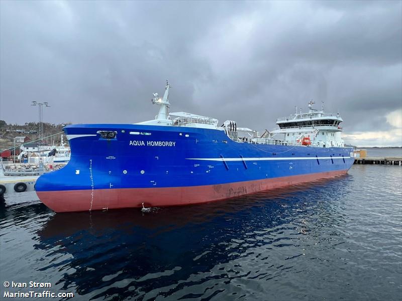 aqua homboroy (Fish Carrier) - IMO 9881108, MMSI 257703000, Call Sign LFWK under the flag of Norway