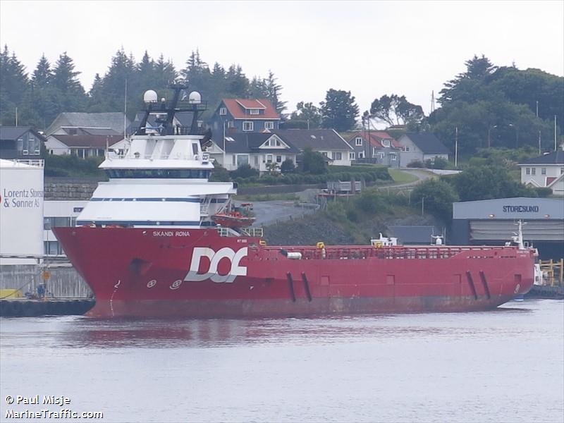 skandi rona (Offshore Tug/Supply Ship) - IMO 9249635, MMSI 259504000, Call Sign LNFK3 under the flag of Norway