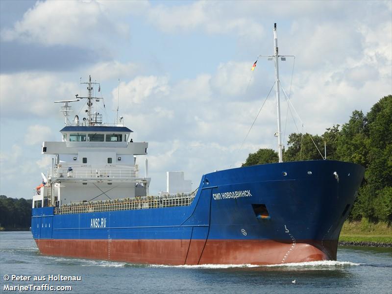 smp novodvinsk (General Cargo Ship) - IMO 9398046, MMSI 273298320, Call Sign UBNV6 under the flag of Russia
