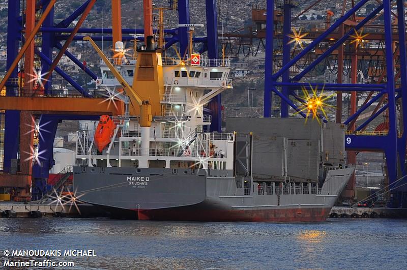 augusta luna (General Cargo Ship) - IMO 9480124, MMSI 305739000, Call Sign V2HL6 under the flag of Antigua & Barbuda