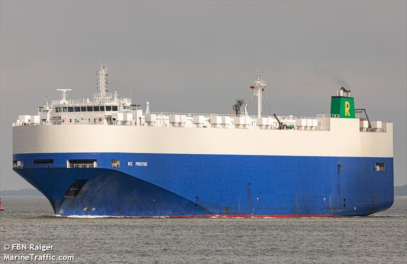 rcc prestige (Vehicles Carrier) - IMO 9455715, MMSI 311048300, Call Sign C6YX4 under the flag of Bahamas