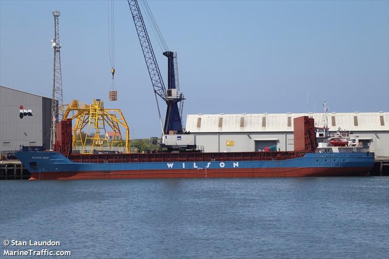 wilson grip (General Cargo Ship) - IMO 9126912, MMSI 314550000, Call Sign 8PBB7 under the flag of Barbados