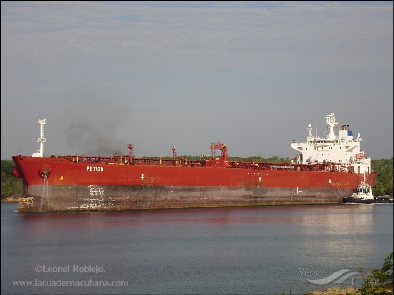 petion (Oil Products Tanker) - IMO 9295098, MMSI 323146000, Call Sign CLBQ under the flag of Cuba