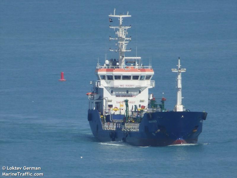 adamaris (Bunkering Tanker) - IMO 9302011, MMSI 341019000, Call Sign V4JE4 under the flag of St Kitts & Nevis