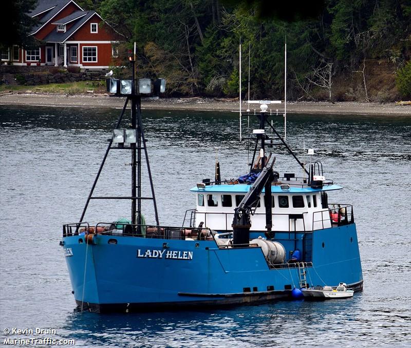 lady helen (Unknown) - IMO , MMSI 367041640, Call Sign WDF3587 under the flag of United States (USA)