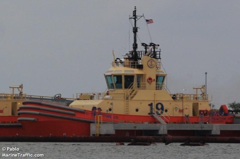 c tractor 19 (Tug) - IMO 9529736, MMSI 367405770, Call Sign WDE8461 under the flag of United States (USA)