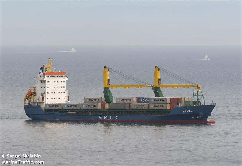 hanna (General Cargo Ship) - IMO 9210713, MMSI 375693000, Call Sign J8B6132 under the flag of St Vincent & Grenadines
