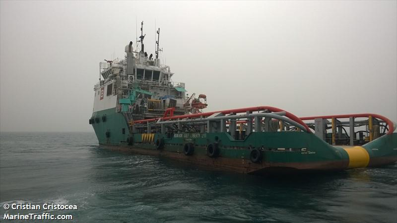 bobn gulf liberty211 (Offshore Tug/Supply Ship) - IMO 9553452, MMSI 377145000, Call Sign J8B4095 under the flag of St Vincent & Grenadines
