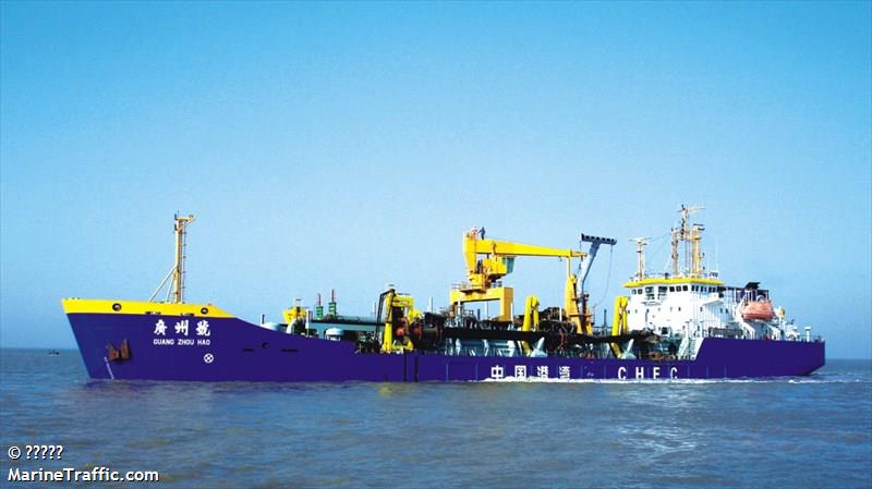 guangzhouhao (Hopper Dredger) - IMO 9056820, MMSI 412052510, Call Sign BSPM under the flag of China