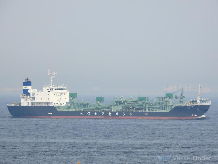yoshu no.1 (Cement Carrier) - IMO 9902354, MMSI 431016434, Call Sign JD4896 under the flag of Japan