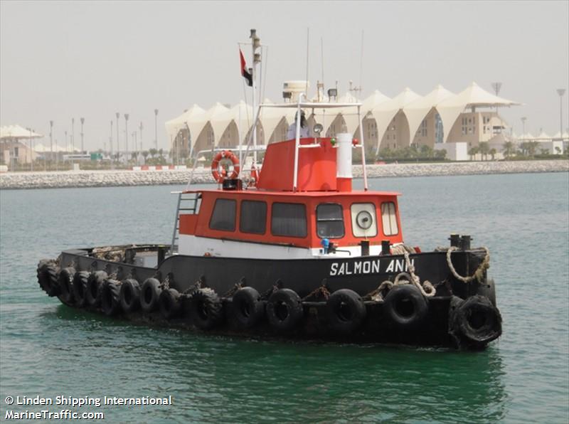 salmon ann (Tug) - IMO , MMSI 470464000 under the flag of UAE