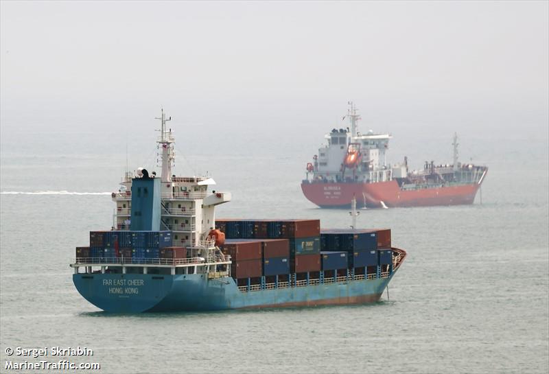far east cheer (Container Ship) - IMO 9413509, MMSI 477607800, Call Sign VRCG9 under the flag of Hong Kong
