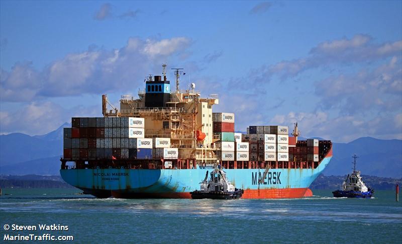 nicolai maersk (Container Ship) - IMO 9192454, MMSI 477642900, Call Sign VRTT8 under the flag of Hong Kong