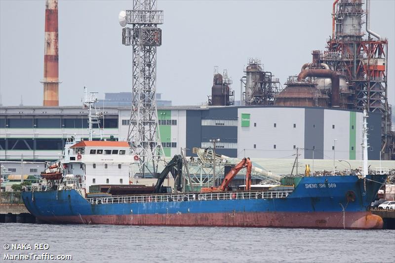 sheng shi 569 (General Cargo Ship) - IMO 9314569, MMSI 511100431, Call Sign T8A3577 under the flag of Palau