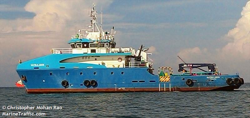 ultra jaya (Utility Vessel) - IMO 9738064, MMSI 533170331, Call Sign 9WRQ8 under the flag of Malaysia