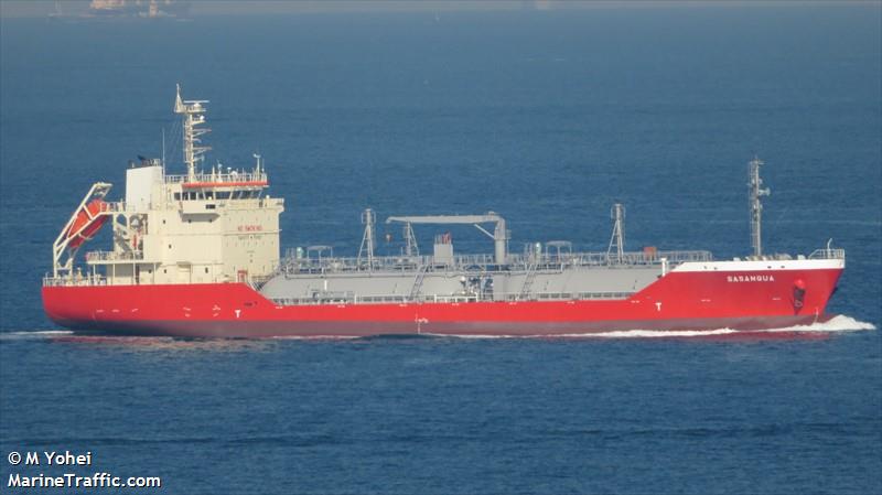 sasanqua (LPG Tanker) - IMO 9882891, MMSI 538009241, Call Sign V7A4495 under the flag of Marshall Islands