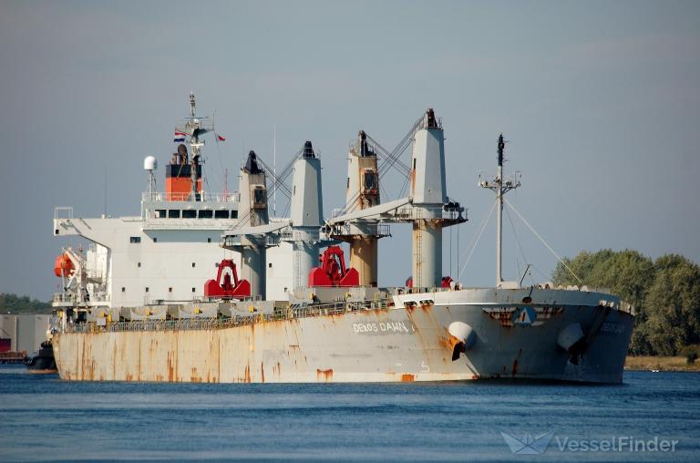 delos dawn (Bulk Carrier) - IMO 9363675, MMSI 538009320, Call Sign V7A4592 under the flag of Marshall Islands