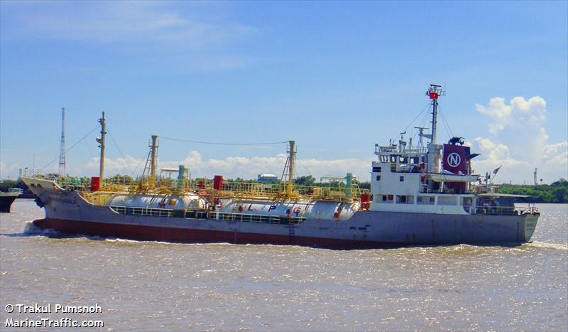 pilatus 50 (LPG Tanker) - IMO 9110092, MMSI 567002490, Call Sign HSB6460 under the flag of Thailand