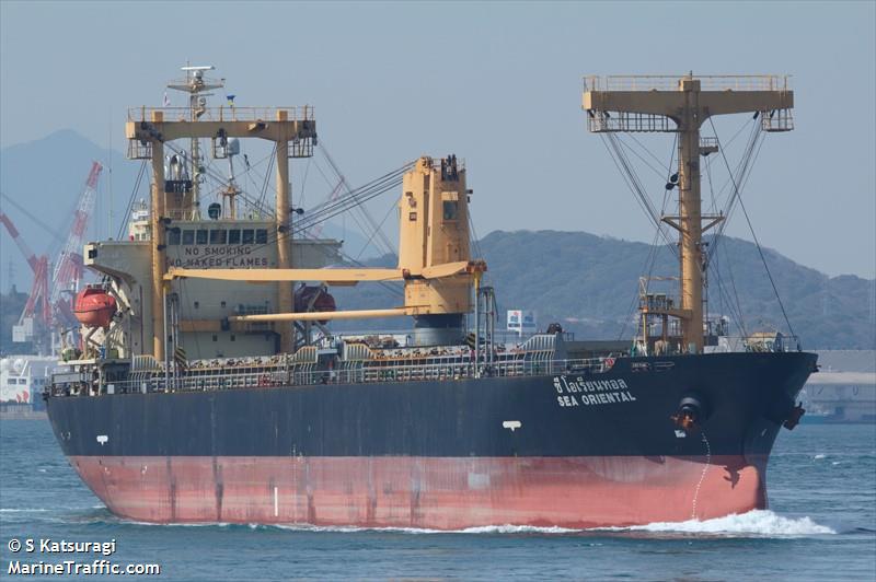 sea oriental (General Cargo Ship) - IMO 9576894, MMSI 567598000, Call Sign HSB7595 under the flag of Thailand