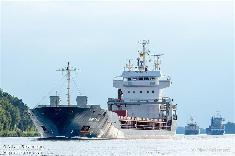 abana (General Cargo Ship) - IMO 9158070, MMSI 577478000, Call Sign YJWX8 under the flag of Vanuatu