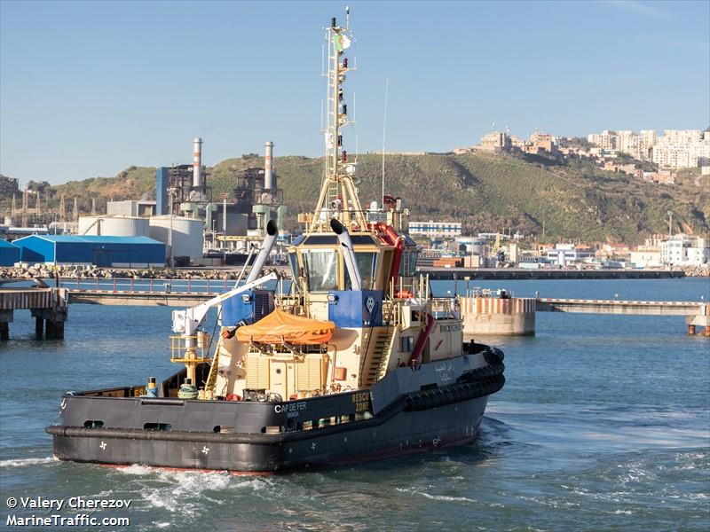 cap de fer (Tug) - IMO 9829605, MMSI 605106435, Call Sign 7TJZ under the flag of Algeria