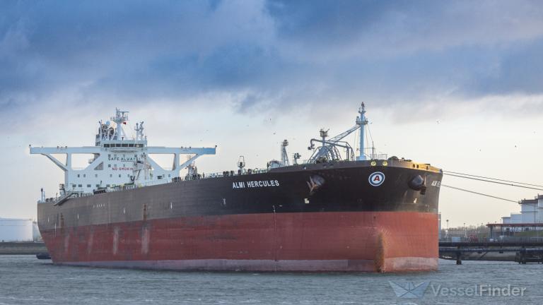 almi hercules (Crude Oil Tanker) - IMO 9583732, MMSI 636020453, Call Sign D5ZH8 under the flag of Liberia