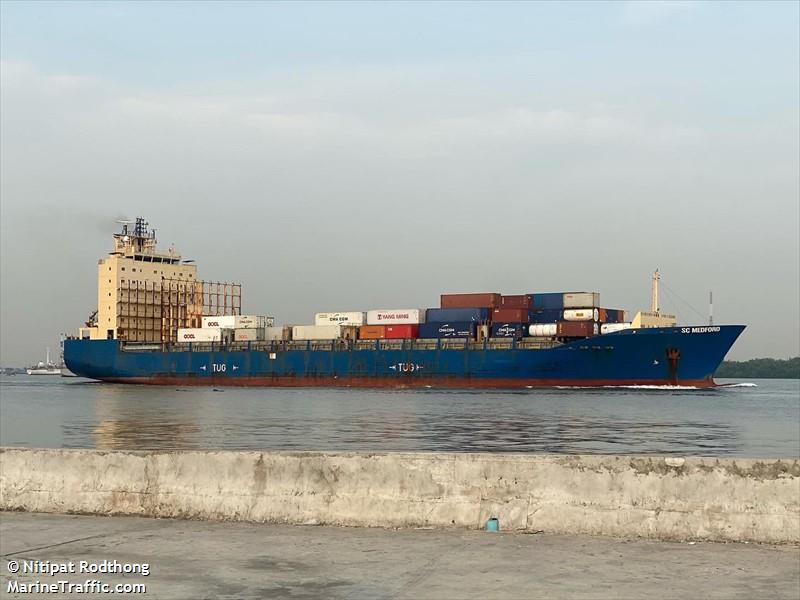 sc medford (Container Ship) - IMO 9275103, MMSI 636020667, Call Sign 5LAC8 under the flag of Liberia