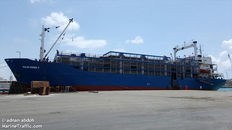 hajh ghsn j (Livestock Carrier) - IMO 7607417, MMSI 671742000, Call Sign 5VEC7 under the flag of Togolese Rep