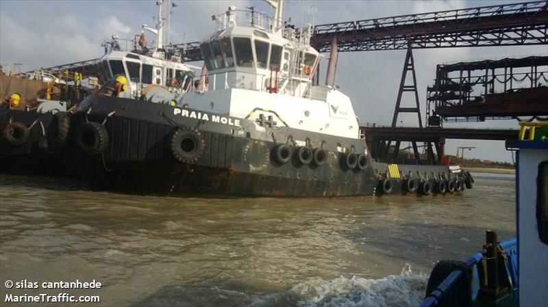 praia mole (Tug) - IMO 9556014, MMSI 710008030, Call Sign PPPE under the flag of Brazil