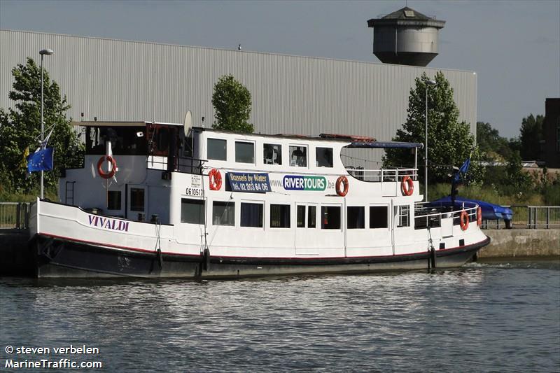 vivaldi (Passenger ship) - IMO , MMSI 205232790, Call Sign OT2327 under the flag of Belgium