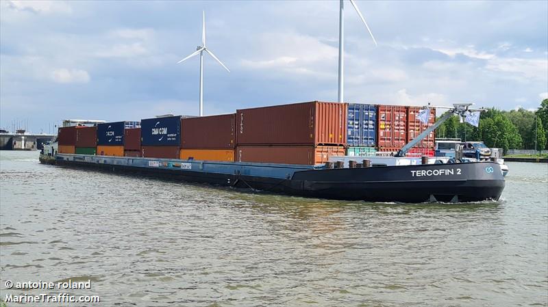 tercofin 2 (Cargo ship) - IMO , MMSI 205251290, Call Sign PG2298 under the flag of Belgium