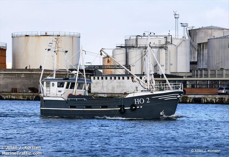 ydun (Fishing vessel) - IMO , MMSI 219007378, Call Sign OYAL under the flag of Denmark