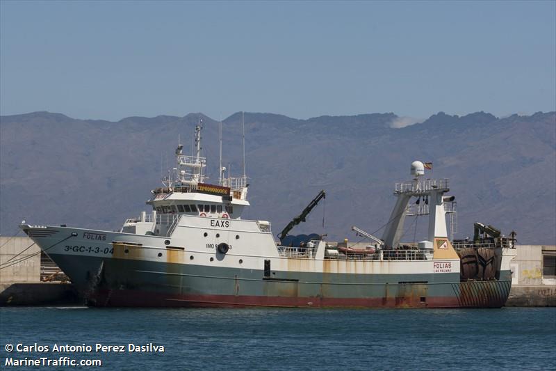 folias (Fishing Vessel) - IMO 9304863, MMSI 224079000, Call Sign EAXS under the flag of Spain