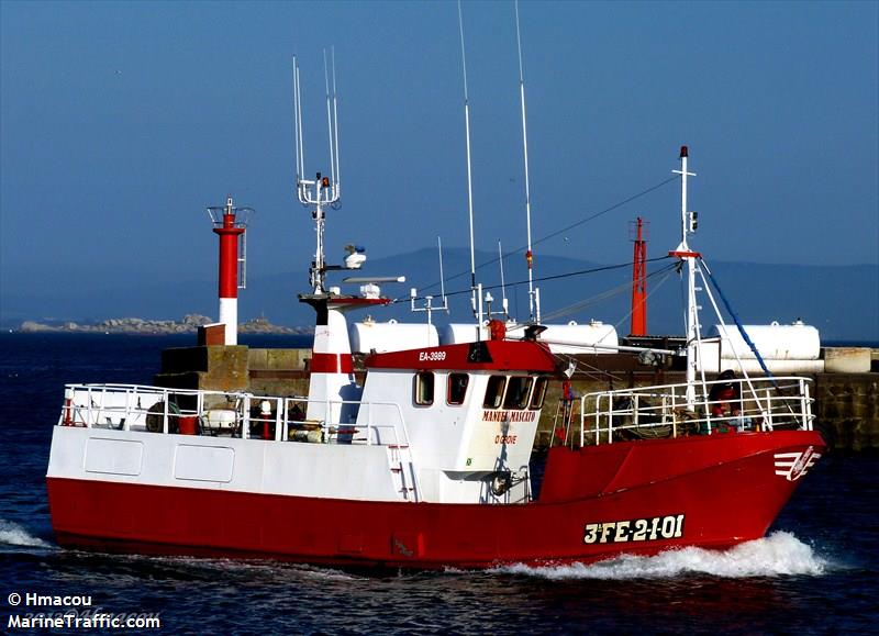 manuel mascato (Fishing vessel) - IMO , MMSI 224097930, Call Sign EA-3989 under the flag of Spain