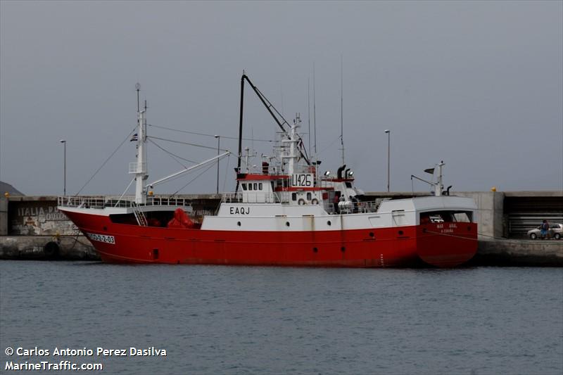 mar aral (Fishing Vessel) - IMO 9297644, MMSI 224122000, Call Sign EAQJ under the flag of Spain