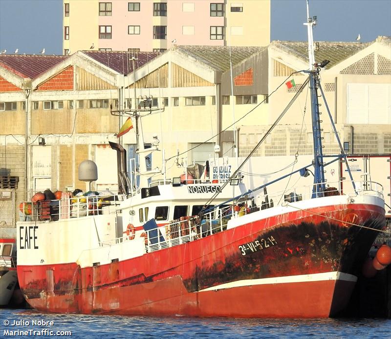 noruego (Fishing Vessel) - IMO 8649486, MMSI 225983597, Call Sign EAFE under the flag of Spain