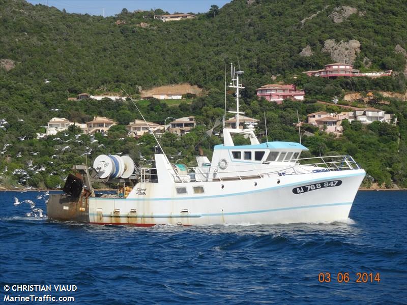 fv circe (Fishing vessel) - IMO , MMSI 227593840, Call Sign FV5167 under the flag of France