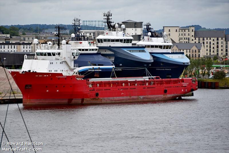 fs pegasus (Offshore Tug/Supply Ship) - IMO 9133111, MMSI 235070961, Call Sign 2CAF5 under the flag of United Kingdom (UK)