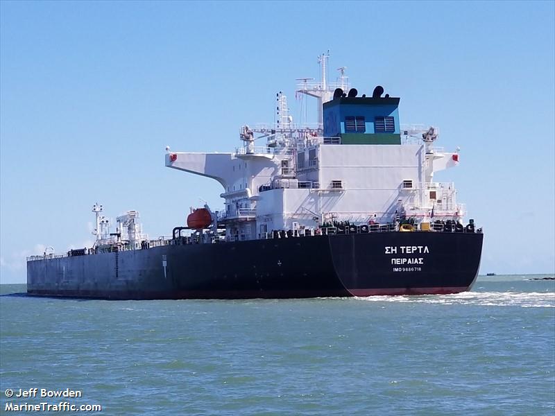 sea turtle (Crude Oil Tanker) - IMO 9886718, MMSI 241731000, Call Sign SVDJ8 under the flag of Greece