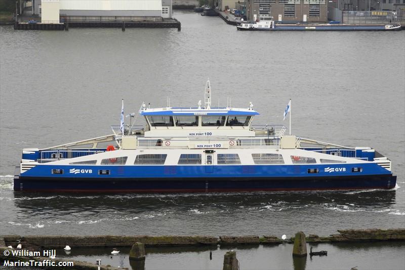 nzk pont 100 (Passenger ship) - IMO , MMSI 244002264, Call Sign PB4581 under the flag of Netherlands