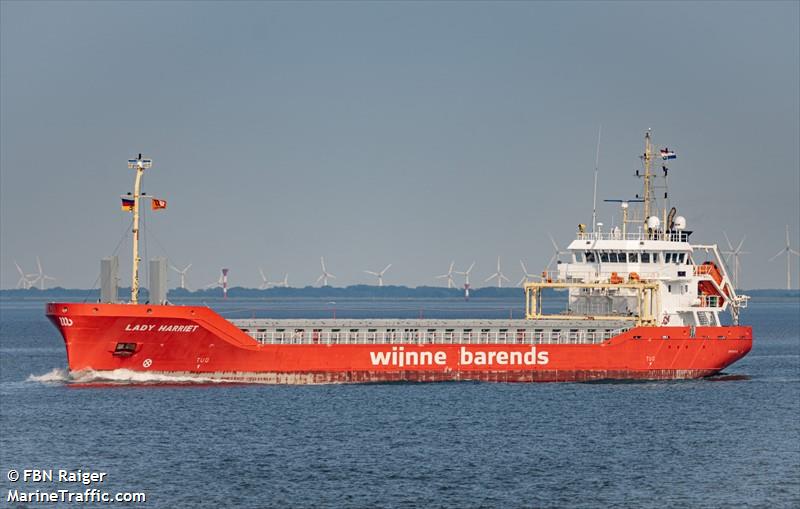 lady harriet (General Cargo Ship) - IMO 9834997, MMSI 244020808, Call Sign PCZZ under the flag of Netherlands