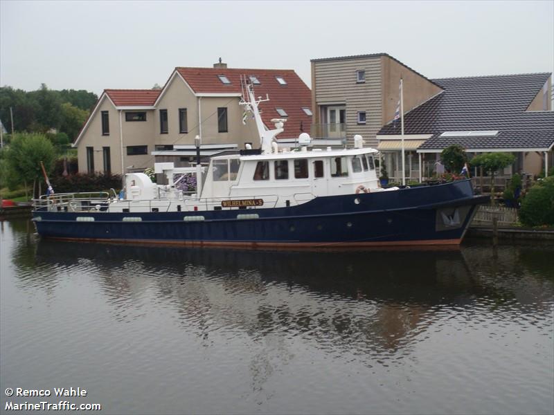 wilhelmina-s (Pleasure craft) - IMO , MMSI 244770047, Call Sign PC9801 under the flag of Netherlands