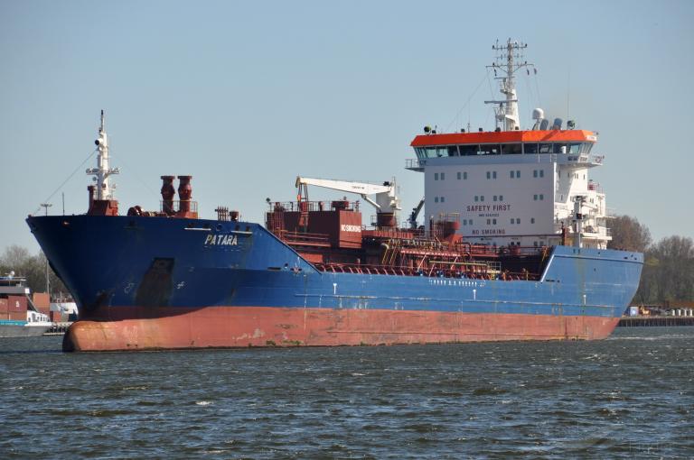 patara (Chemical/Oil Products Tanker) - IMO 9344423, MMSI 255806519, Call Sign CQEY4 under the flag of Madeira