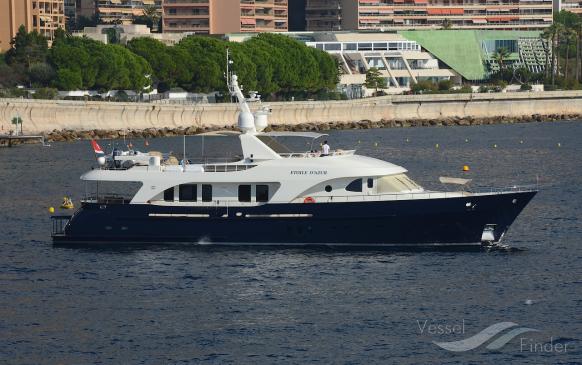 etoile dazur (Yacht) - IMO 1010325, MMSI 256946000, Call Sign 9HB4590 under the flag of Malta