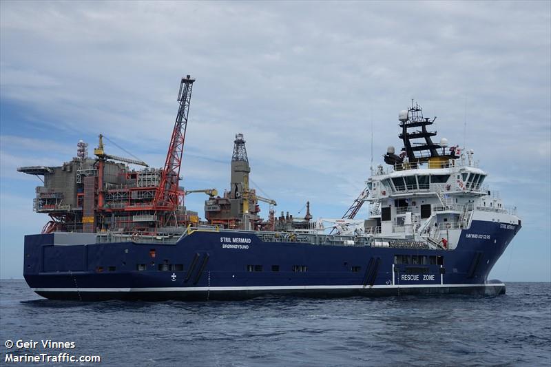 stril mermaid (Offshore Tug/Supply Ship) - IMO 9538529, MMSI 257475000, Call Sign LGVY under the flag of Norway